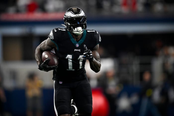 A.J. Brown of the Philadelphia Eagles is one of the NFL's elite receivers. 